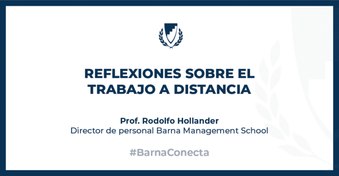 Reflexiones sobre el trabajo a distancia