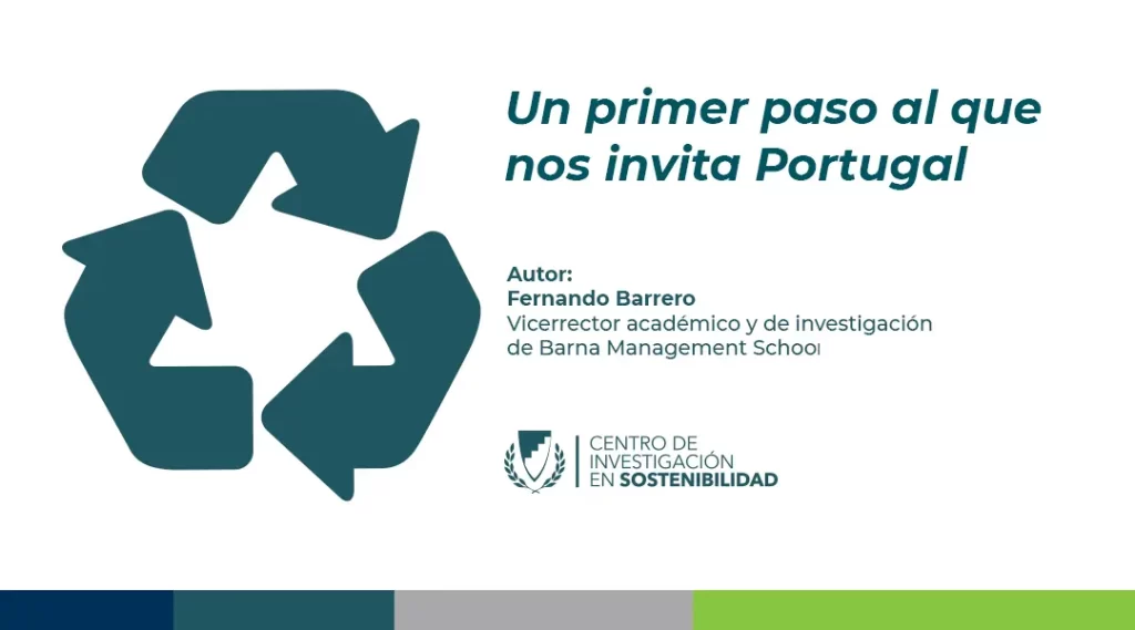 Un primer paso al que nos invita Portugal