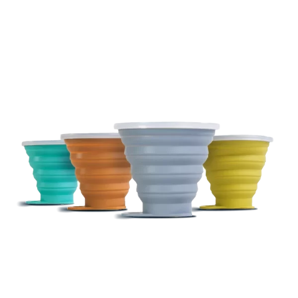 Vasos plásticos plegables