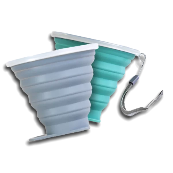 Vasos plásticos plegables