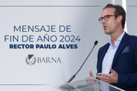 Mensaje de fin de año rector Paulo Alves 2024