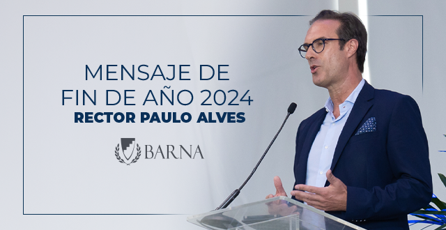 Mensaje de fin de año rector Paulo Alves 2024