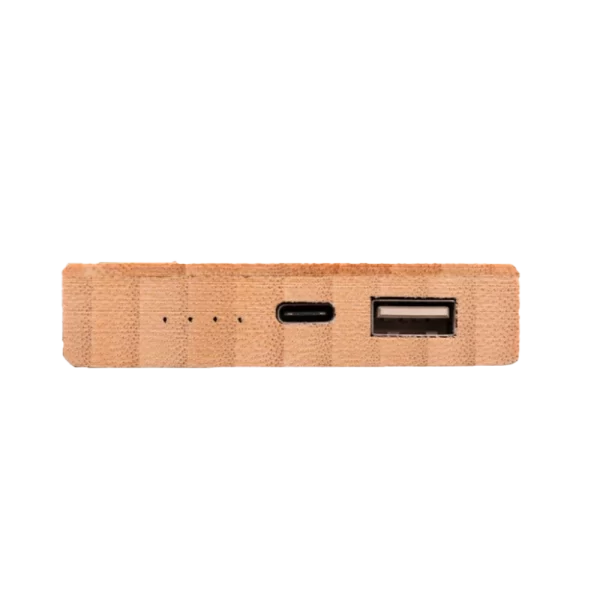 Power Bank En bambú