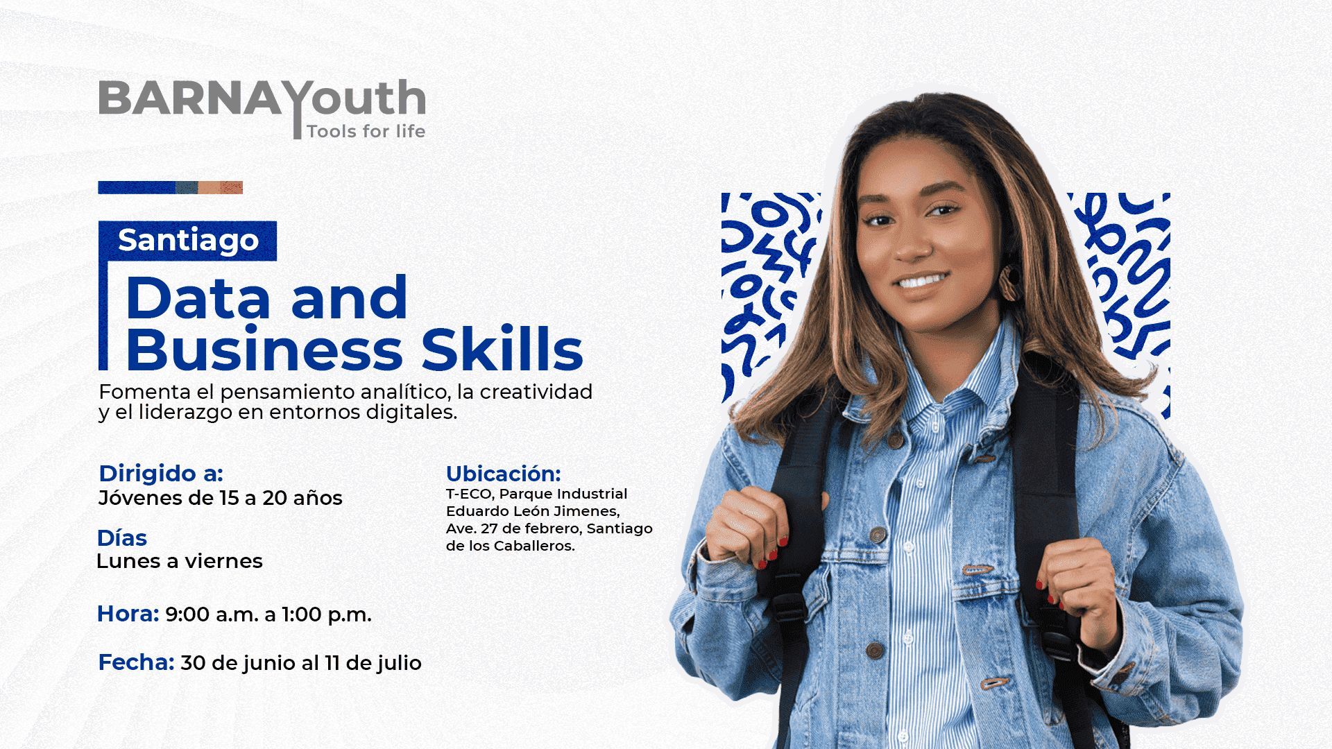 Banner sin precio Data and Business Skills Santiago